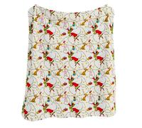 Franco Dr. Seuss The Grinch Holiday Bedding Couverture en Peluche Super Douce Micro Raschel 228,6 x 228,6 cm (Produit sous Licence Officielle)