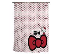 Franco Hello Kitty Lot de 13 Rideaux de Douche et Anneaux, Produit sous Licence Officielle
