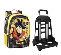 Franco Panini Dragon Ball Sac à dos avec trolley amovible | Trolley amovible, roues intégrées