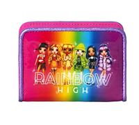 Franco Panini. Portefeuille Rainbow High avec Bouton pour Fille 11 x 7,5 cm, Multicolore, Multicolore, Taglia Unica, Décontracté