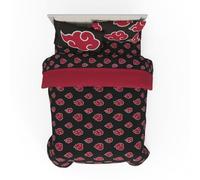 Franco Parure de lit 7 pièces en Microfibre - Naruto Noir - pour lit Double