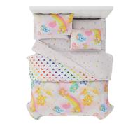Franco Parure de lit et Couette en Microfibre, Care Bears, Queen Size