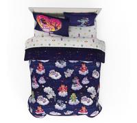 Franco Parure de lit et Parure de lit, en Microfibre, Care Bears X Universal Monsters, 7 pièces pour lit Double
