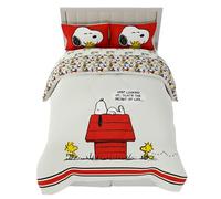 Franco Peanuts Classic Pals Parure de lit Super Douce 5 pièces pour lit Double (Produit sous Licence Officielle)