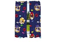 Franco Rideaux de fenêtre pour Chambre d'enfant, 208,3 x 160 cm, Sonic Le hérisson, Anime