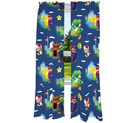 Franco Rideaux de fenêtre pour Chambre d'enfant, 208,3 x 213,4 cm, Super Mario