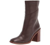 Franco Sarto Femme Stevie Botte mi-Mollet, Marron foncé, 39 EU