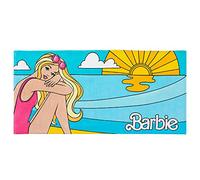 Franco Serviette de Plage en Coton Super Doux pour Enfants, Barbie, Rose, 71,1 x 147,3 cm