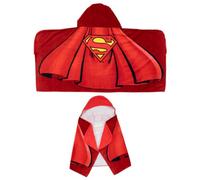 Franco Superman Cape Serviette de Bain/Piscine/Plage en Coton Doux à Capuche pour Enfant 61 x 127 cm (Produit sous Licence Officielle)