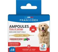 Francodex 18 Ampoules Peau et Pelage Chiens et Chiots 1ml