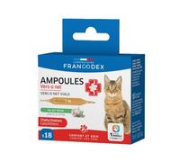 Francodex - Ampoules vers O Net 18 x 1 ML pour Chats et Chatons