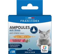Francodex Anti-Stress Ampoules pour Chats et Chatons 18 pièces