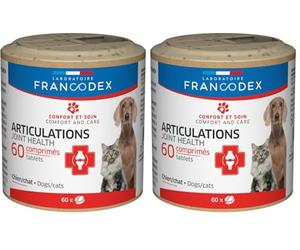 Francodex articulations Chien & Chat 60 comprimes (Lot de 2)