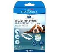 Francodex Collier Anti-stress blanc 60 cm pour chien de moins de 25kg