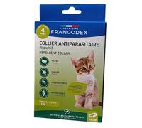 Francodex - Collier Antiparasitaire Répulsif 35 cm pour Chaton Moins de 2 kg