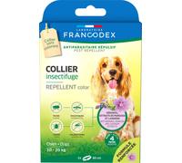FRANCODEX-Collier insectifuge pour chien de 10 à 20 kg coloris blanc Francodex - diamètre 60 cm