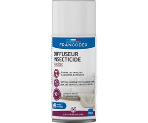 Francodex - Diffuseur Insecticide Habitat 150ml Environ 40m² de Surface