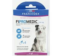 Francodex fipromedic 134 MG - Solution pour Spot-on Chien 10-20 kg x4