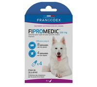 Francodex Fipromedic 268g Spot-On Antiparasitaire pour Grand Chien 4x2,68ml