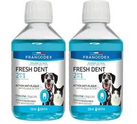 Francodex Fresh Dent Solution buvable pour l'hygiène Dentaire pour Petit Chien (Lot de 2)