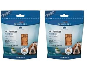 Francodex-Friandises Anti-Stress 75 grammes - pour Chien et chiot-FR-170247 (Lot de 2)