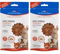 Francodex - Friandises Anti-Stress gout Pomme 50 g pour rongeurs et Lapins (Lot de 2)