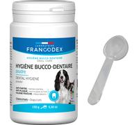 FRANCODEX-Dentifrice en poudre pour chien et chat - 150 g