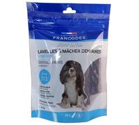 Francodex Lamelles à mâcher dentaires pour chiots et petits chiens moins de 10 kg – sachet 224 g