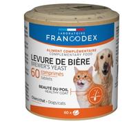 Francodex – Levure de bière pour chiens et chats – boîte 60 comprimés