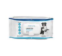 FRANCODEX Lingettes de nettoyage pour les yeux, les oreilles et les pattes 100 pièces