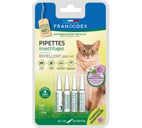FRANCODEX-Pipettes antiparasitaires répulsives pour chat Francodex - 4 x 1 ml