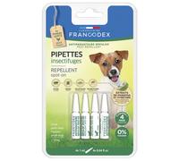 FRANCODEX-Pipettes antiparasitaires répulsives pour petit chien x4