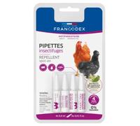 Francodex-Pipettes insectifuges Lotion pour Poules, oies et Canards 4 pipettes-FR-174220