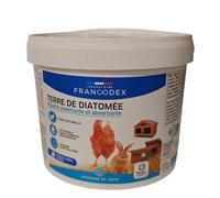Francodex - Terre de diatomée 2,5kg pour poulaillers, clapiers et litières