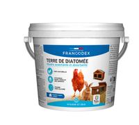 FRANCODEX-Terre de diatomée pour poulaillers, clapiers et litières Francodex - seau de 2,5 kg