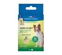 FRANCODEX-Vermifuge pour chien et chiot Vers O Net - 30 comprimés