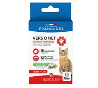 Francodex – Aliment minéral vers O Net pour chat – 15 comprimés