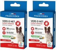 Francodex - vers O Net Chien - 30 comprimés (Lot de 2)
