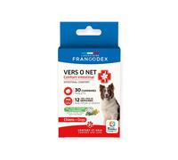 Francodex Comprimés VERS O NET - Chiot et Chien - Confort intestinal - x30 comprimés