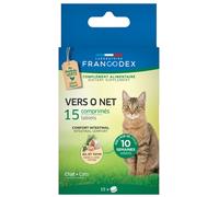 Francodex – Aliment minéral vers O Net pour chat – 15 comprimés