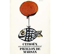 Francois Automobile Exhibition Fish Balloon Advert Extra Large Art Print Wall Mural Poster Premium XL Voiture Exposition POISSON Ballon La publicité Grand Art mur Affiche