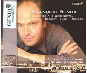 François Benda joue Rossini, Debussy, Busoni, Nielsen.