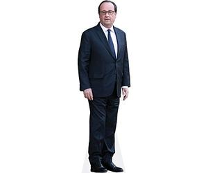 Francois Hollande (Suit) Silhouette en Carton Taille Mini