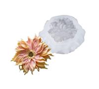 François Moules en silicone floral de qualité alimentaire résistant à la température pour la fabrication de bougies, de savon, de chocolat, de cuisson de bougies en fleurs