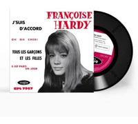 Françoise Hardy - J'suis d'accord / Tous les garçons et les filles de mon âge - Vinyle 7" (Italie)