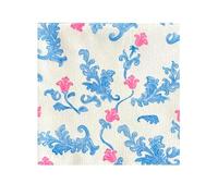 FRANCOISE PAVIOT - Lot de 20 Serviette de Table Intissé 40 X 40 cm Trianon Bleu