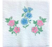 FRANCOISE PAVIOT - Lot de 20 Serviettes en Papier intissé 40x40 cm Aubépine