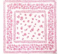 FRANCOISE PAVIOT - Lot de 20 serviettes en papier intissé 40x40 cm Bandana Rose