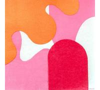 FRANCOISE PAVIOT - Lot de 20 Serviettes en Papier intissé 40x40 cm décor Formes abstraites