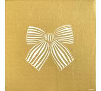 Francoise Paviot - Lot de 20 serviettes en papier intissé 40x40 cm Noeud Or